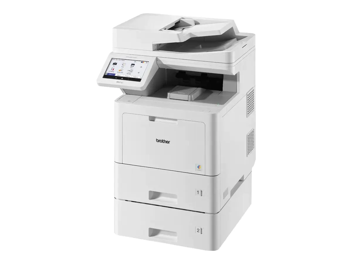Brother MFC-L9670CDNT - Multifunktionsdrucker - Farbe - Laser - A4/Legal (Medien) - bis zu 40 Seiten/Min. (Kopieren) - bis zu 40 Seiten/Min. (Drucken) - 1120 Blatt - 33.6 Kbps - USB 2.0, Gigabit LAN, NFC, USB 2.0-Host