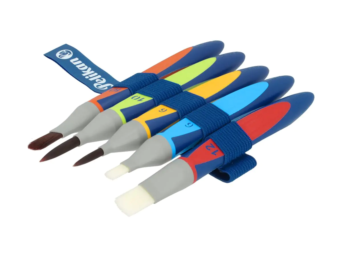 Pelikan 700733 Schulpinsel griffix GPI5T sortiert 5St