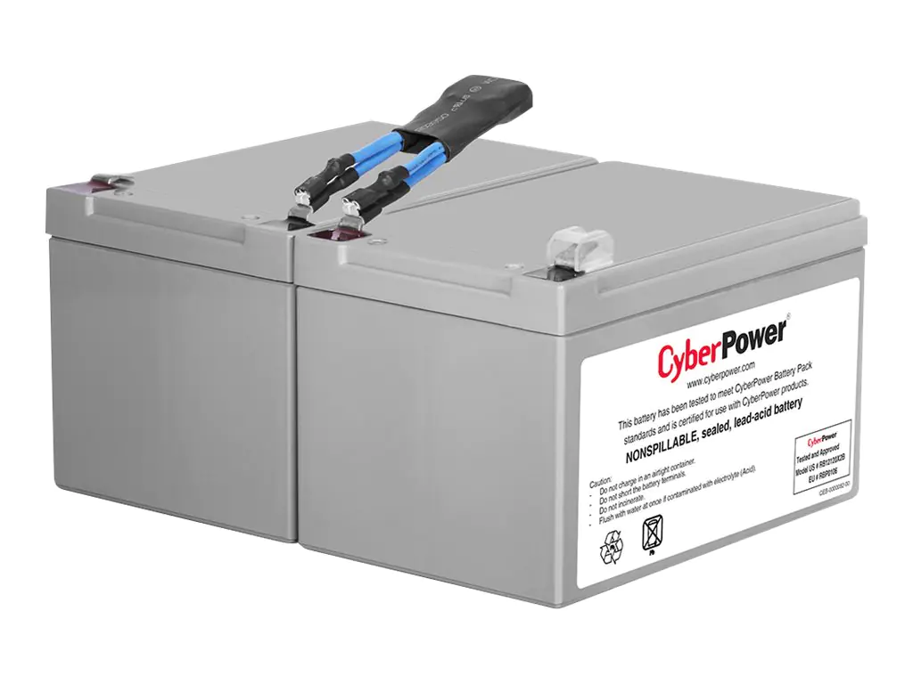 CyberPower RBP0106 - USV-Akku - 2 x Batterie - Bleisäure - für Professional Series PR1000ELCD