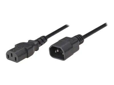 Manhattan Power Cord/Cable, C14 Male to C13 Female (kettle lead) 301152