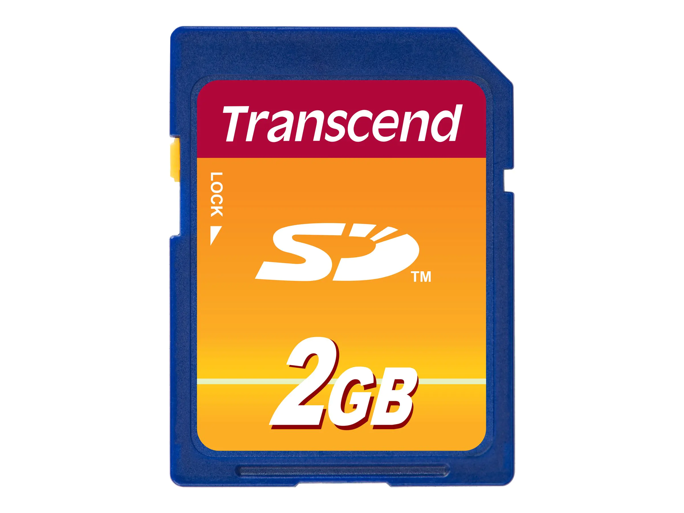 Transcend - Flash-Speicherkarte - 2 GB - SD Transcend - Flash-Speicherkarte - 2 GB - SD