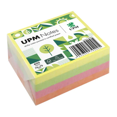 UPM Notes Haftnotiz Brillant 75 x 75 mm (B x H) gelb, rosa, grün 400 Bl. UPM Notes Haftnotiz Brillant 75 x 75 mm (B x H) gelb, rosa, grün 400 Bl.