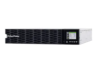 CyberPower Smart App Online (High-Density) OL6KERTHD - USV (in Rack montierbar/extern) - Wechselstrom 200/208/220/230/240 V - 10000 Watt - 10000 VA - 7 Ah - Ethernet 10/100, RS-232, USB - Ausgangsanschlüsse: 7 - 2U - Schwarz