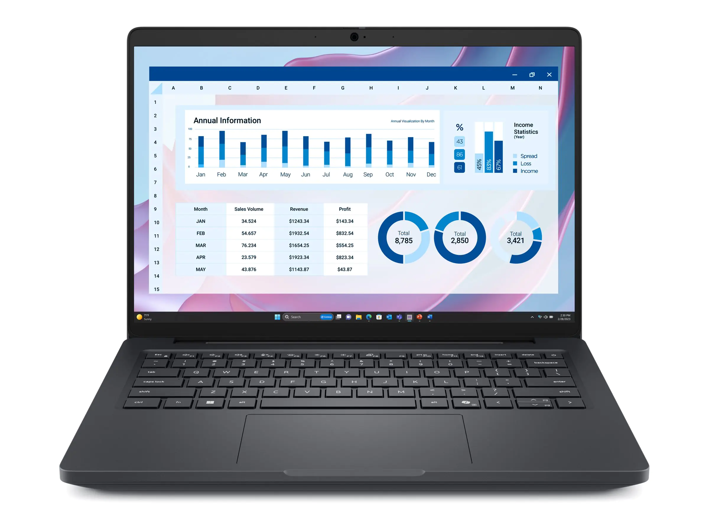 Dell Pro Max 14 MC14255 - AMD Ryzen AI 7 PRO 350 - Win 11 Pro - Radeon 860M - 32 GB RAM - 1 TB SSD
