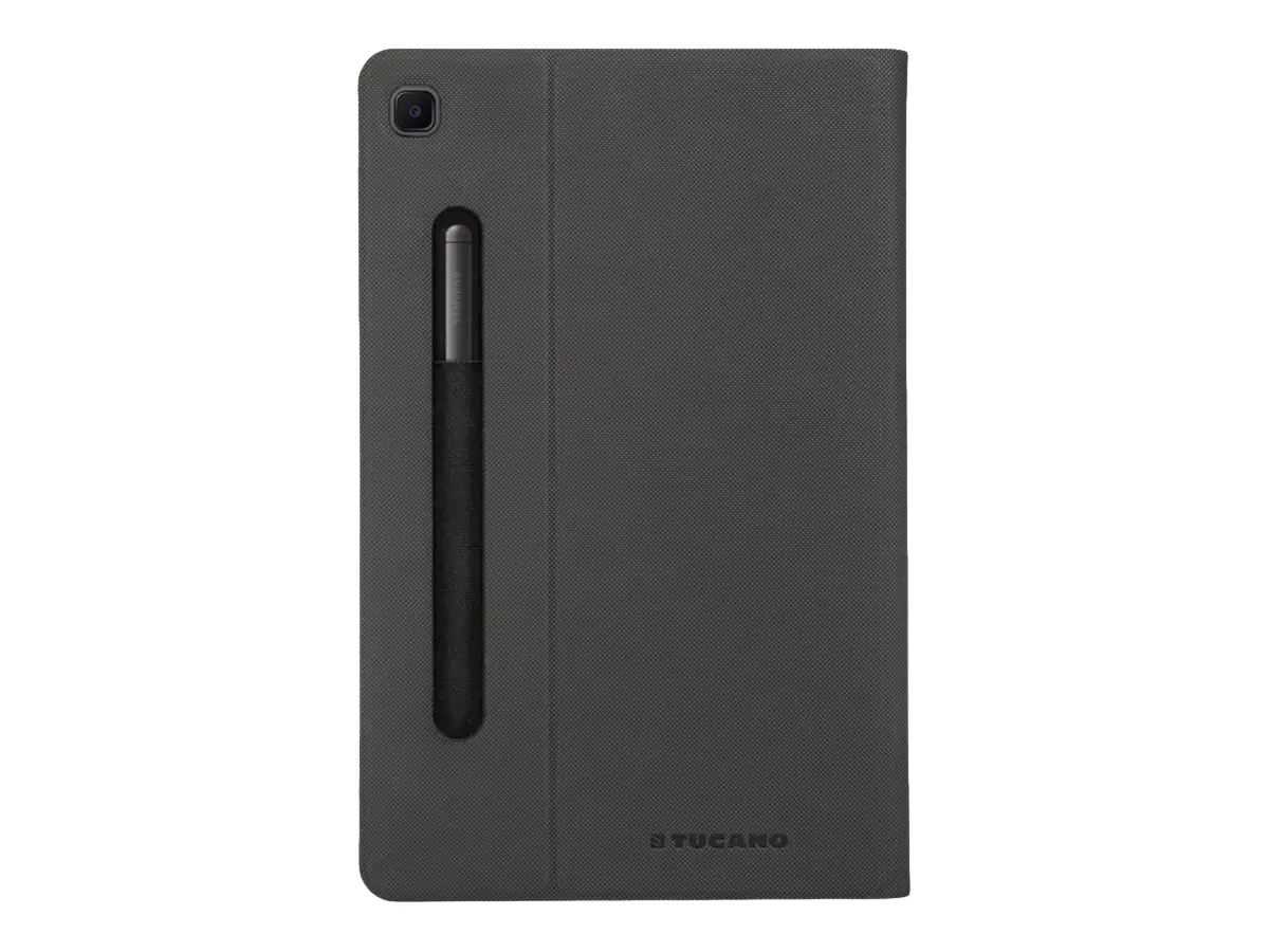 Tucano GALA Folio - Flip-Hülle für Tablet - Ökoleder - Schwarz - für Samsung Galaxy Tab S6 Lite