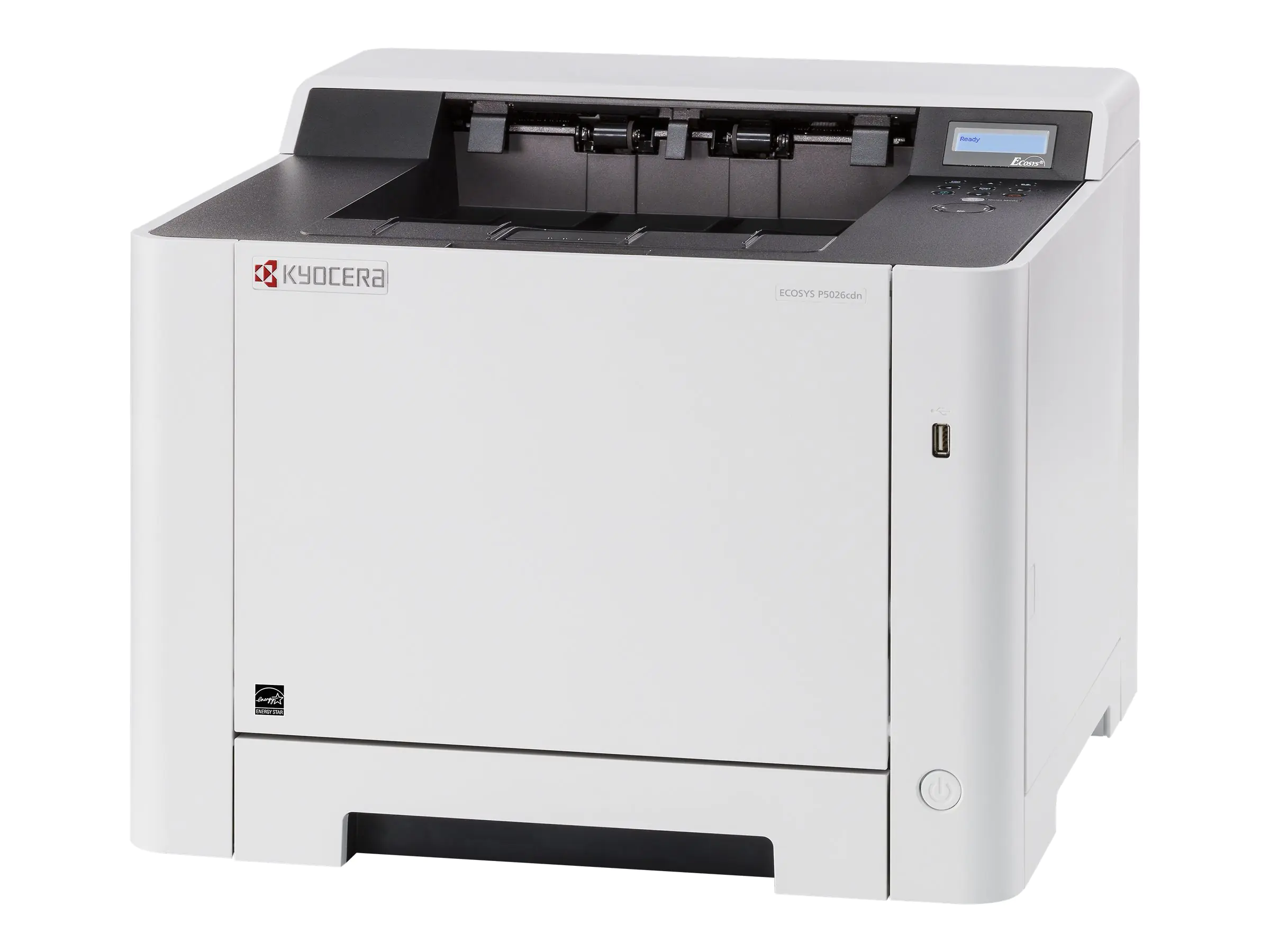 Kyocera ECOSYS P5026cdn/KL3 - Drucker - Farbe - Duplex - Laser - A4/Legal - 9600 x 600 dpi - bis zu 26 Seiten/Min. (einfarbig)/ bis zu 26 Seiten/Min. (Farbe) - Kapazität: 300 Blätter - USB 2.0, Gigabit LAN, USB-Host - mit 3 Jahre KYOlife