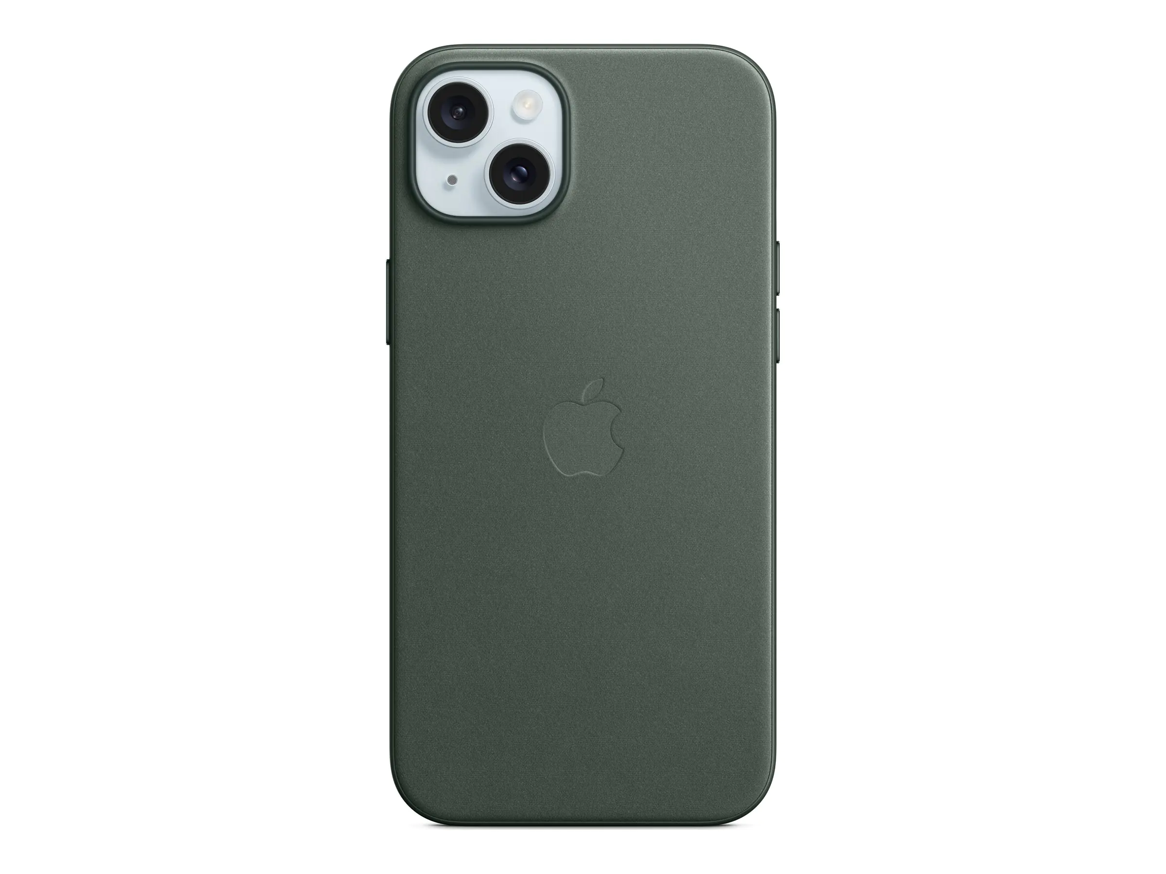 Apple - Hintere Abdeckung für Mobiltelefon - kompatibel mit MagSafe - FineWoven - Evergreen - für iPhone 15 Plus
