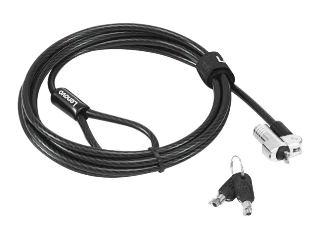 Kensington NanoSaver MasterKey Cable Lock - Sicherheitskabelschloss - Schwarz - 1.8 m - für ThinkCentre M75t Gen 2; ThinkPad L13 Yoga Gen 3; T14s Gen 3; X13 Gen 3 Kensington NanoSaver MasterKey Cable Lock - Sicherheitskabelschloss - Schwarz - 1.8 m - für ThinkCentre M75t Gen 2; ThinkPad L13 Yoga Gen 3; T14s Gen 3; X13 Gen 3