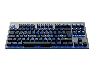 Mountain Everest Core - Tastatur - Hintergrundbeleuchtung - USB-C - QWERTZ - Deutsch - Tastenschalter: CHERRY MX Red - gunmetal-grau