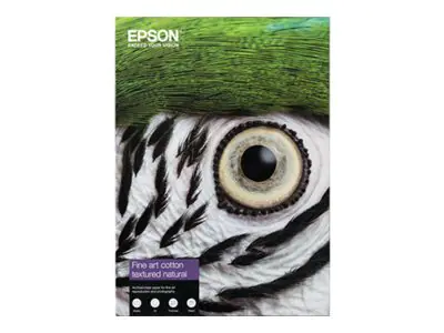 Epson Fine Art II - Baumwolle - strukturiert matt - 515 Mikron - Natural White - A3 Plus (329 x 483 mm) C13S450282NQ