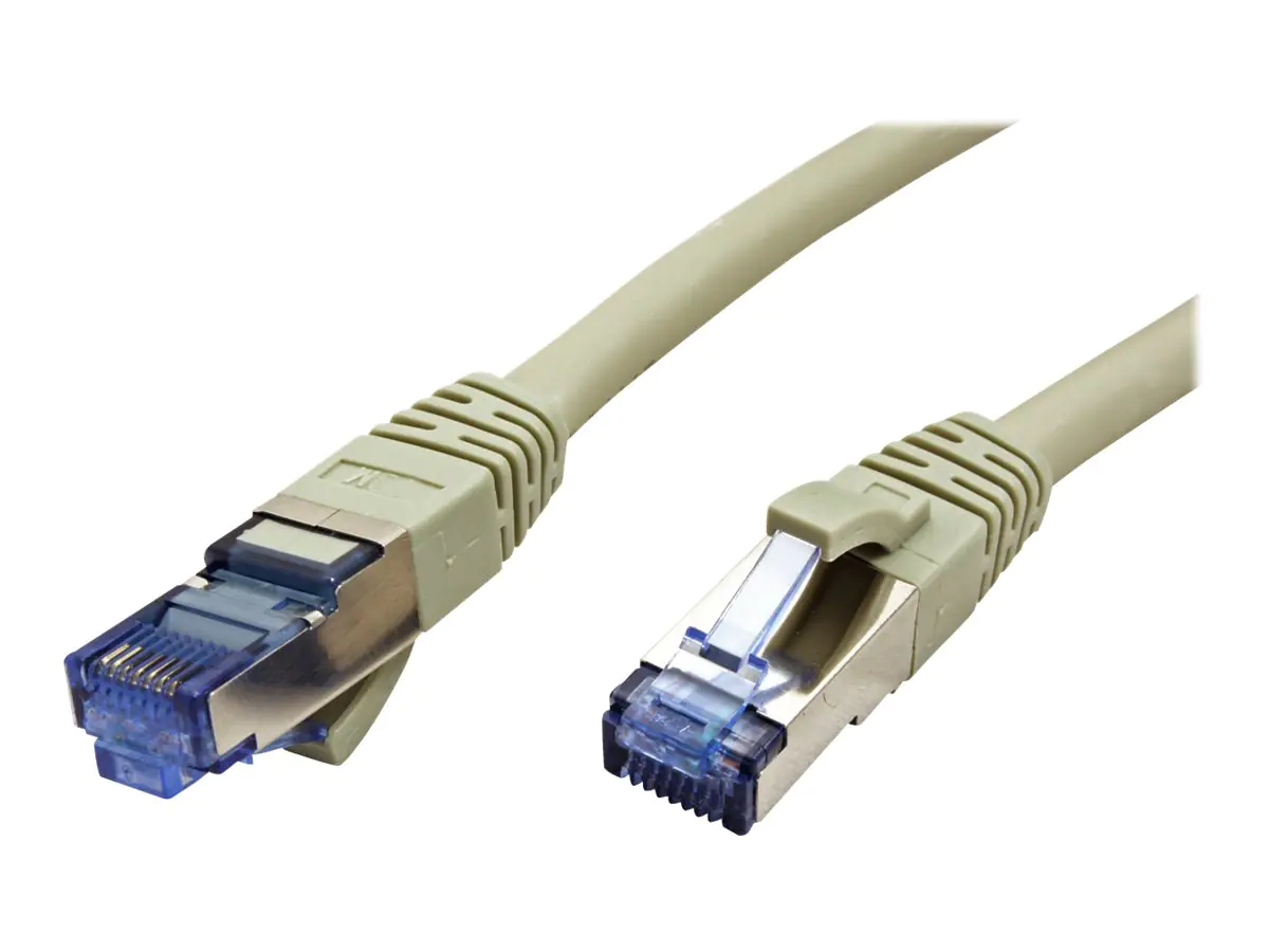 VALUE - Patch-Kabel - RJ-45 (M) zu RJ-45 (M) - 5 m - SFTP - CAT 6a - verseilt - Grau