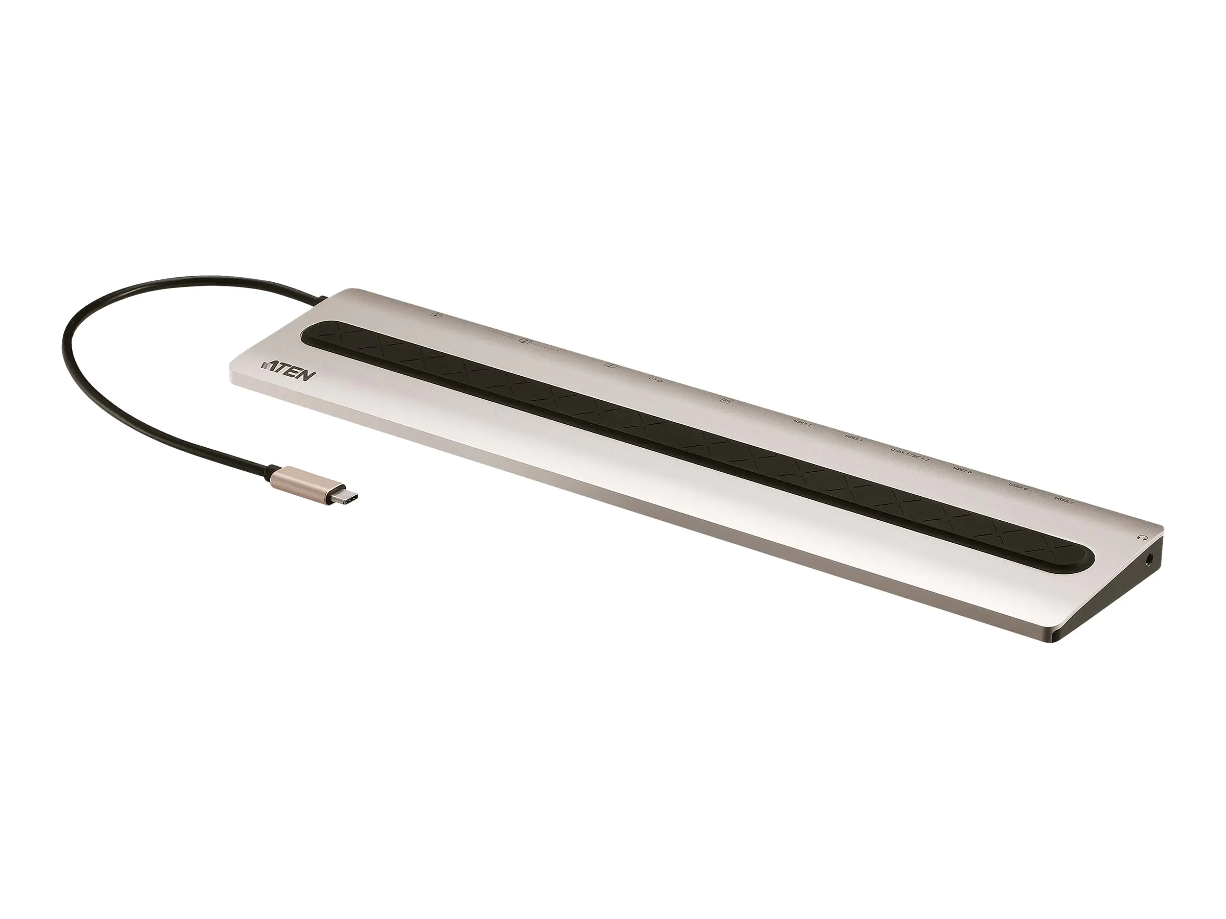 ATEN UH3237 - Dockingstation - USB-C 3.1 Gen 1 / Thunderbolt 3 - VGA, 2 x HDMI - 1GbE ATEN UH3237 - Dockingstation - USB-C 3.1 Gen 1 / Thunderbolt 3 - VGA, 2 x HDMI - 1GbE
