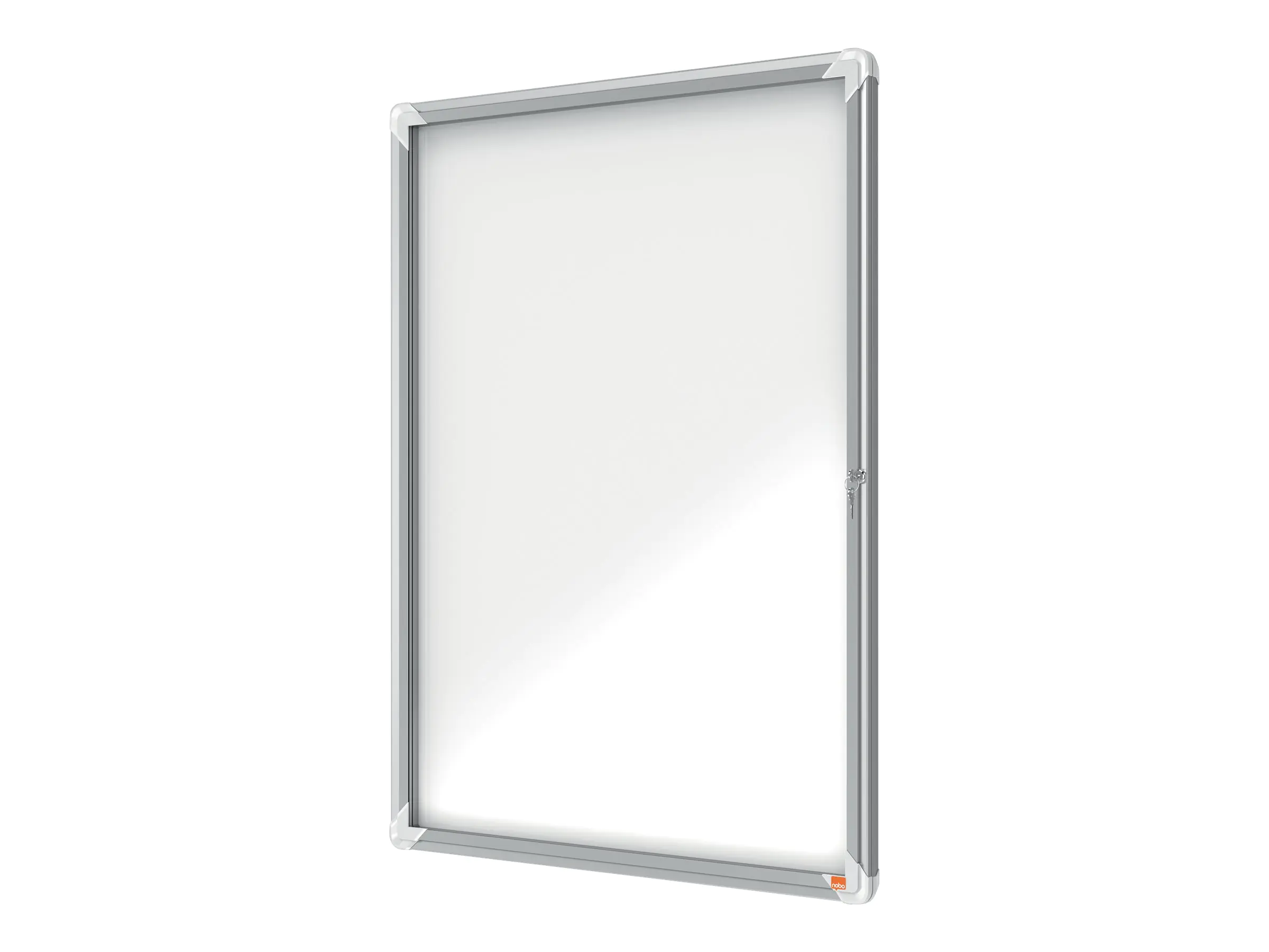 Nobo Schaukasten 1902560 75,2x100x 3,7cm innen 9 x DIN A4 weiß/silber