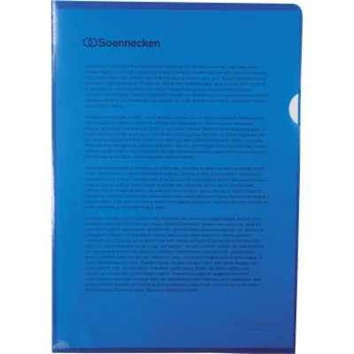Soennecken Sichthülle 1514 DIN A4 PP blau 100 St./Pack. Soennecken Sichthülle 1514 DIN A4 PP blau 100 St./Pack.