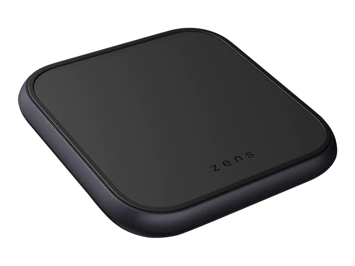 Zens Single Aluminium - Induktive Ladematte + AC-Netzteil - 10 Watt - Apple Fast Charge, FC (USB) ZESC14B/00