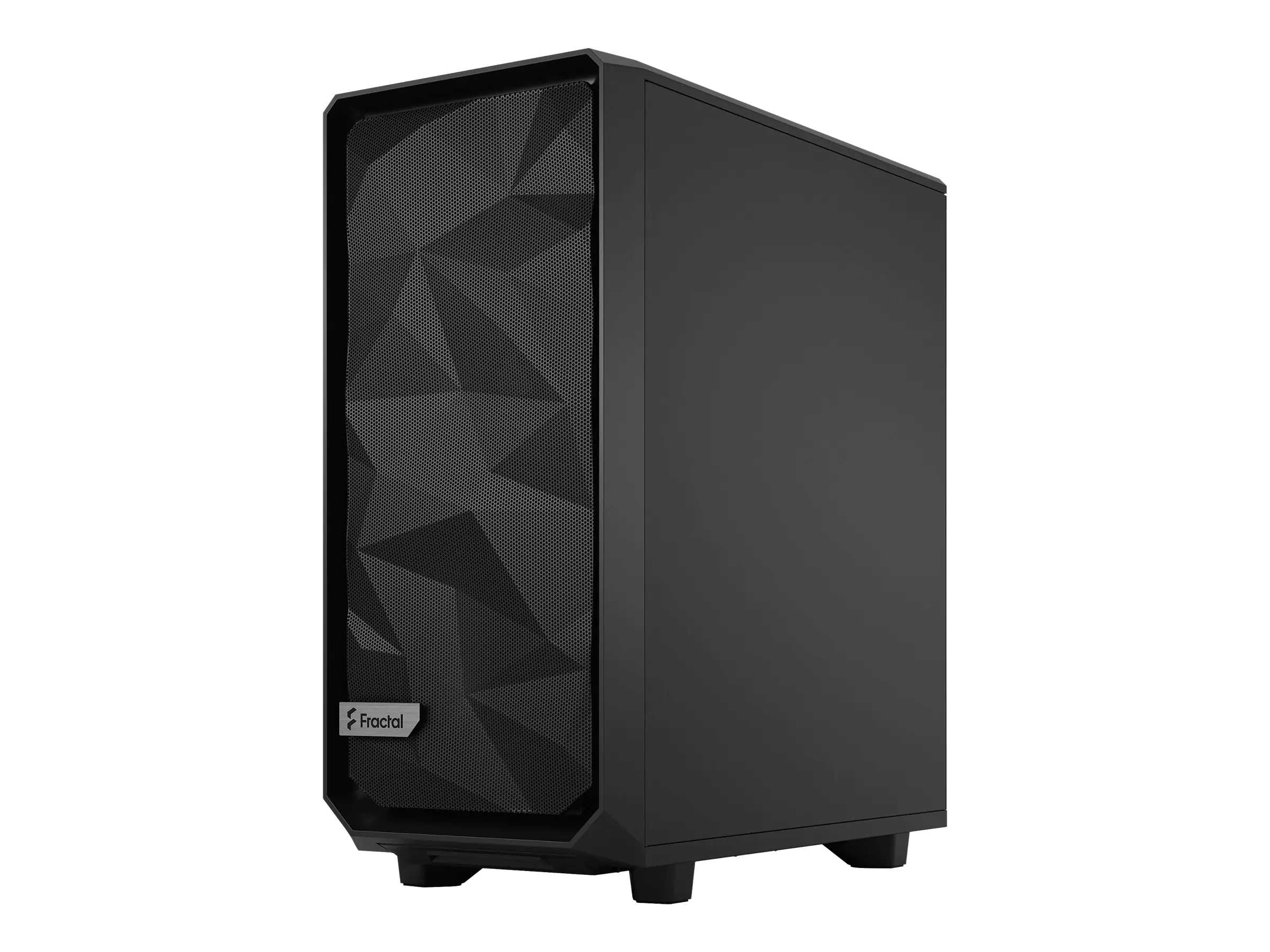 Fractal Design Meshify 2 Compact Light Tempered Glass - Mid tower - ATX - Seitenteil mit Fenster (gehärtetes Glas) - keine Spannungsversorgung (ATX) - Schwarz - USB/Audio