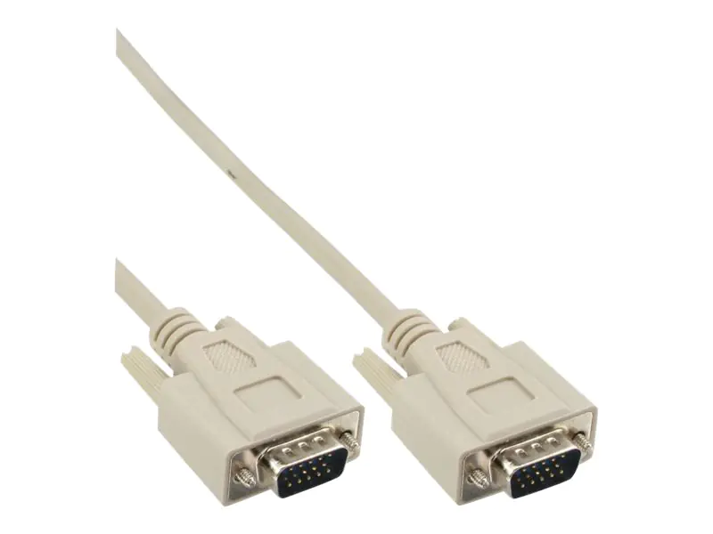 InLine - VGA-Kabel - HD-15 (VGA) (M) zu HD-15 (VGA) (M) - 10 m - beige
