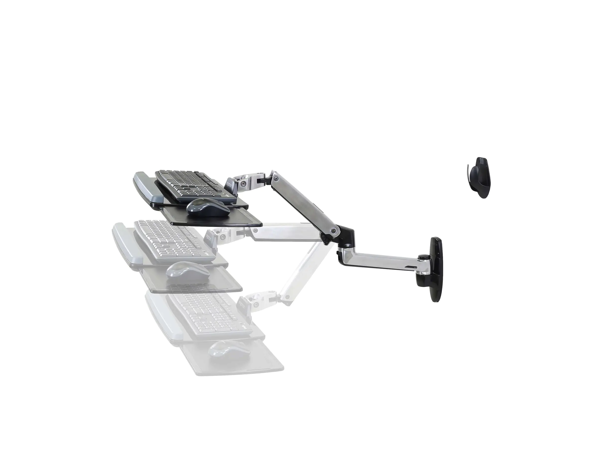 Ergotron LX - Tastatur-/Mausablage mit Stützarmhalterung 45-246-026