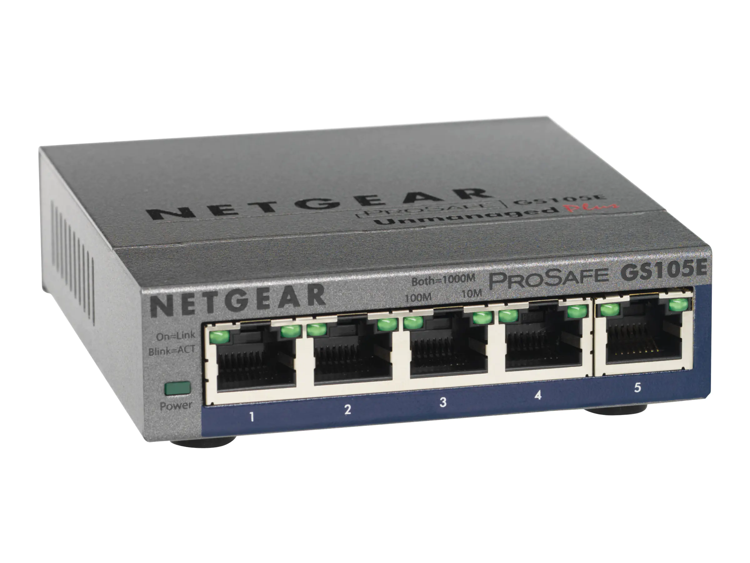 Netgear Plus GS105Ev2 - Switch - managed - 5 GS105E-200PES