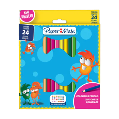 Paper Mate Buntstift farbig sortiert 24 St./Pack. Paper Mate Buntstift farbig sortiert 24 St./Pack.