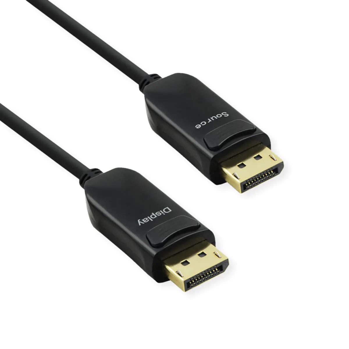 VALUE - DisplayPort-Kabel - DisplayPort (M) zu DisplayPort (M) - DisplayPort 1.4 - 15 m - Active Optical Cable (AOC), unterstützt 8K 60 Hz (7680 x 4320) - Schwarz VALUE - DisplayPort-Kabel - DisplayPort (M) zu DisplayPort (M) - DisplayPort 1.4 - 15 m - Active Optical Cable (AOC), unterstützt 8K 60 Hz (7680 x 4320) - Schwarz