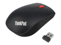 Lenovo ThinkPad Essential Wireless Mouse - Maus - Laser - 3 Tasten - kabellos - 2.4 GHz - kabelloser Empfänger (USB) - für ThinkCentre M75q Gen 2; M80; ThinkPad P14s Gen 2; T15 Gen 2; X13 Gen 2; V14 IGL Lenovo ThinkPad Essential Wireless Mouse - Maus - Laser - 3 Tasten - kabellos - 2.4 GHz - kabelloser Empfänger (USB) - für ThinkCentre M75q Gen 2; M80; ThinkPad P14s Gen 2; T15 Gen 2; X13 Gen 2; V14 IGL