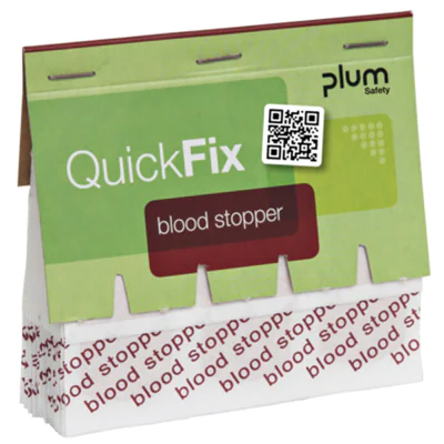 QuickFix Nachfüllset Pflasterspender Blood Stopper QuickFix Pflasterspender 5510 Textil 45 St./Pack. QuickFix Nachfüllset Pflasterspender Blood Stopper QuickFix Pflasterspender 5510 Textil 45 St./Pack.