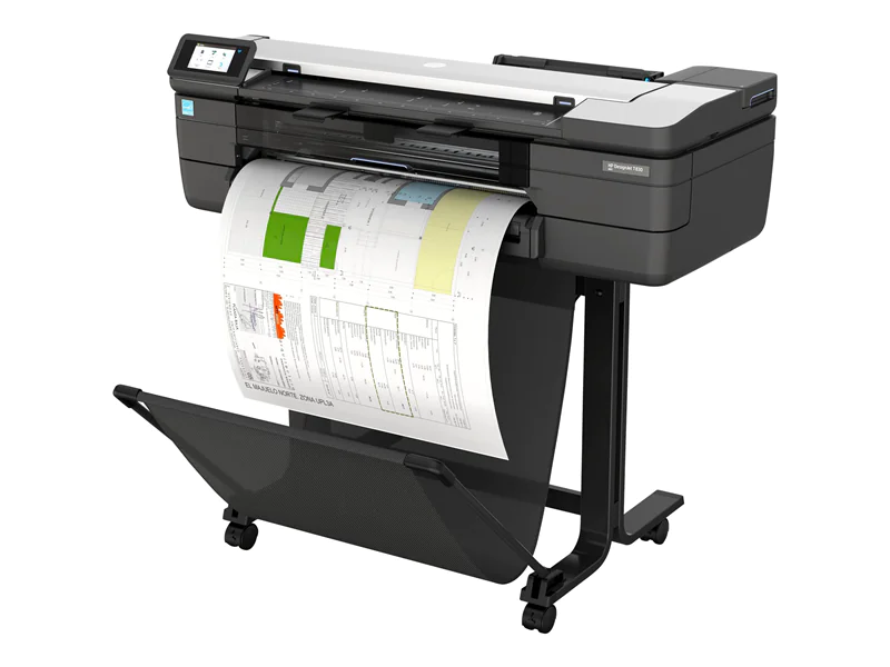 HP DesignJet T830 - 610 mm (24") Multifunktionsdrucker - Farbe - Tintenstrahl - 610 x 2770 mm (Original) - Rolle (61 cm) (Medien) - bis zu 0.43 Min./Seite (Drucken) - 1 Rolle - Gigabit LAN, Wi-Fi(n), USB-Host