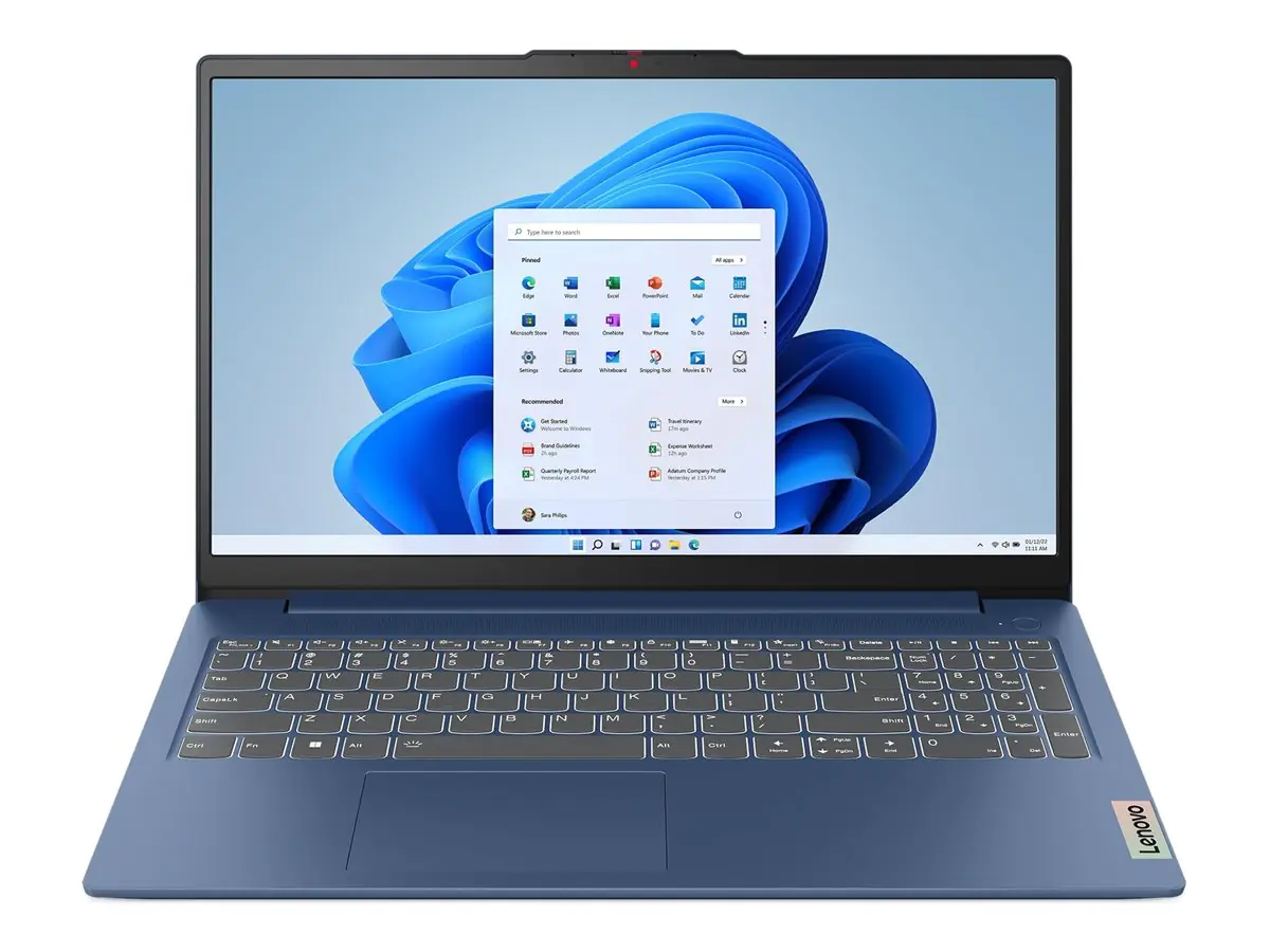 Lenovo IdeaPad Slim 3 15AMN8 82XQ - 180° -Scharnierdesign - AMD Ryzen 5 40 / 2.8 GHz - Win