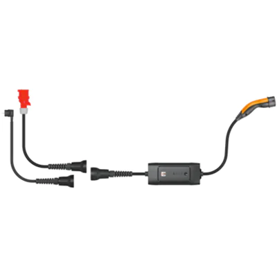 LAPP Mobile Ladestation Elektroauto Universal Plug-in-Hybrid (PHEV) und batterieelektrische Fahrzeuge (BEV) Schuko-Stecker/CEE-Stecker, CEE Stecker rot, 5-polig 3ph/CEE-Stecker Typ 2 Kupplung/CEE-Buchse 22 kW 6m