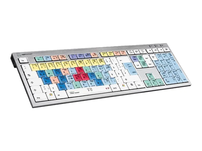 Logickeyboard Cubase / Nuendo Slim Line - Tastatur LKB-CBASE-AJPU-DE