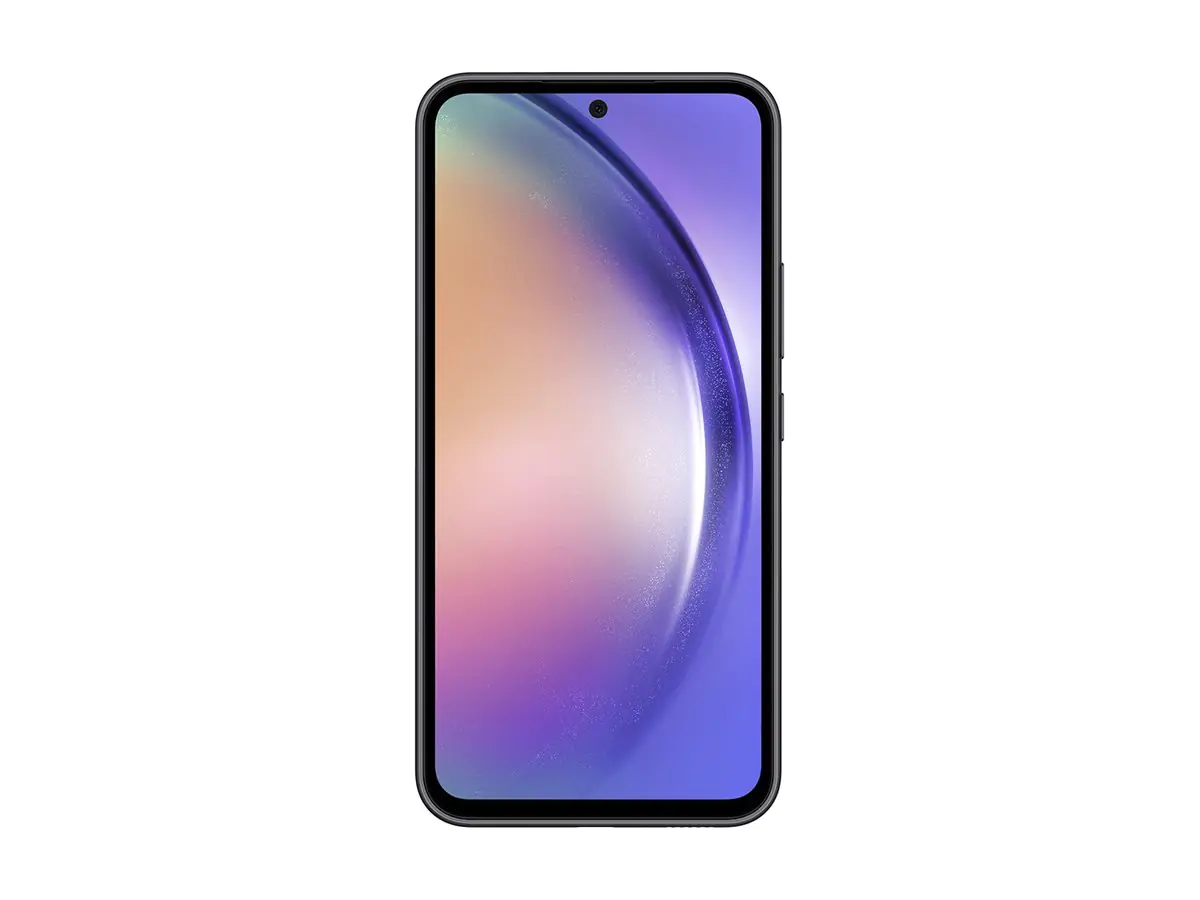 Samsung Galaxy A54 - Enterprise Edition - 5G Smartphone - Dual-SIM - RAM 8 GB / Interner Speicher 128 GB - microSD slot - OLED-Display - 6.4" - 2340 x 1080 Pixel (120 Hz) - Triple-Kamera 50 MP, 12 MP, 5 MP - front camera 32 MP - Awesome Graphite