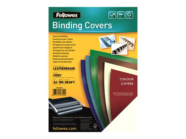 Fellowes Deckblatt Delta 5370004 DIN A4 elfenbein 100 St./Pack.