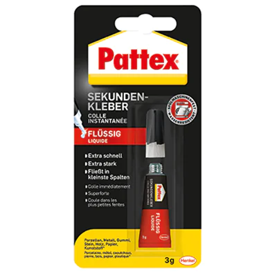 Pattex Sekundenkleber classic BK WA97 PSK1C 3g Pattex Sekundenkleber classic BK WA97 PSK1C 3g
