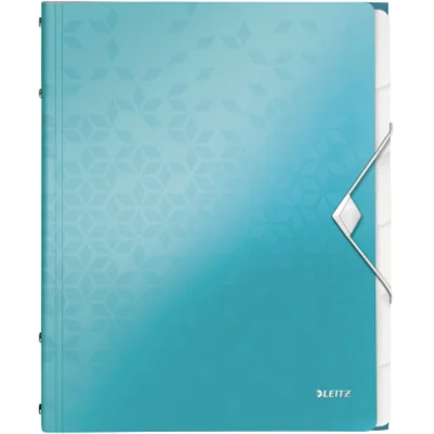 Leitz Ordnungsmappe WOW 46330051 DIN A4 6Fächer PP eisblau Leitz Ordnungsmappe WOW 46330051 DIN A4 6Fächer PP eisblau