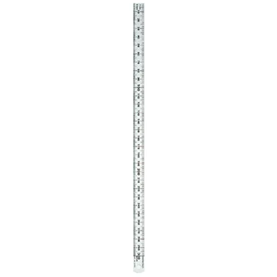 RUMOLD Lineal 323705 50cm Edelstahl silber