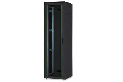 Digitus Professional Unique DN-19 42U-6/6-B-1 - Schrank Netzwerkschrank - Schwarz, RAL 9005 - 42HE - 48.3 cm (19")