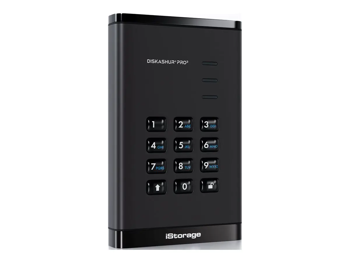 iStorage diskAshur PRO³ - SSD - verschlüsselt - 512 GB - extern (tragbar) IS-DAP3-256-SSD-512-F