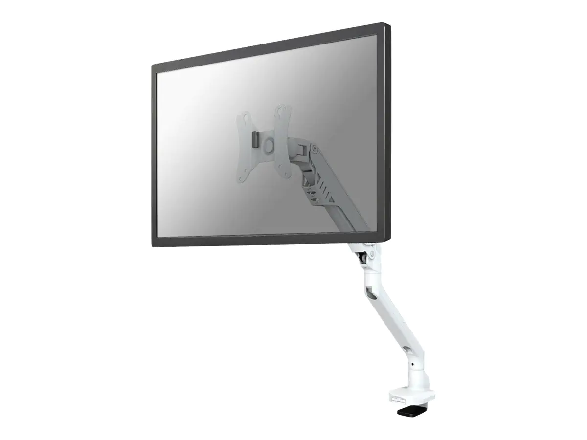 Neomounts FPMA-D750 - Befestigungskit - Voll beweglich - für LCD-Display - weiß - Bildschirmgröße: 25.4-81.3 cm (10"-32") - Klemmmontage, Tülle, Tischmontage