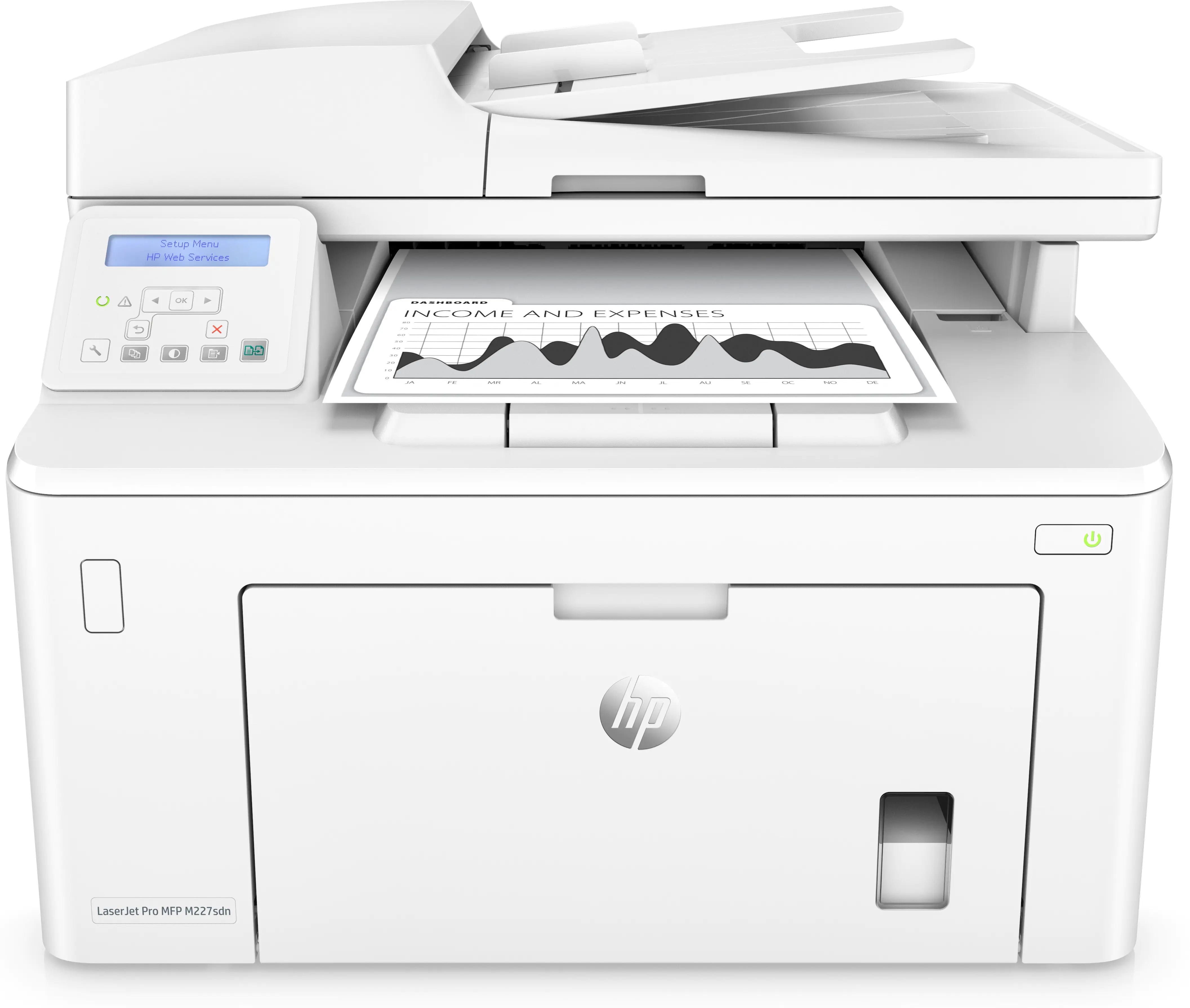 HP LaserJet Pro MFP M227sdn - Multifunktionsdrucker - s/w - Laser - Legal (216 x 356 mm) (Original) - A4/Legal (Medien) - bis zu 28 Seiten/Min. (Kopieren) - bis zu 28 Seiten/Min. (Drucken) - 250 Blatt - USB 2.0, LAN