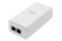 Digitus - Power Injector - Gigabit, aktiv, IEEE 802.3af, Midspan - Wechselstrom 100-240 V - 15.4 Watt - Ethernet 10/100/1000 - weiß