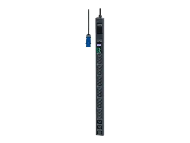 APC Easy Metered Rack PDU EPDU1116M - Stromverteilungseinheit (Rack - einbaufähig) - Wechselstrom 200/208/230 V - 3680 VA - Ethernet - Eingabe, Eingang IEC 60309 2P+E - Ausgangsanschlüsse: 21 (18 x IEC 60320 C13, 3 x IEC 60320 C19) - 0U - 3 m Schnur - Sch