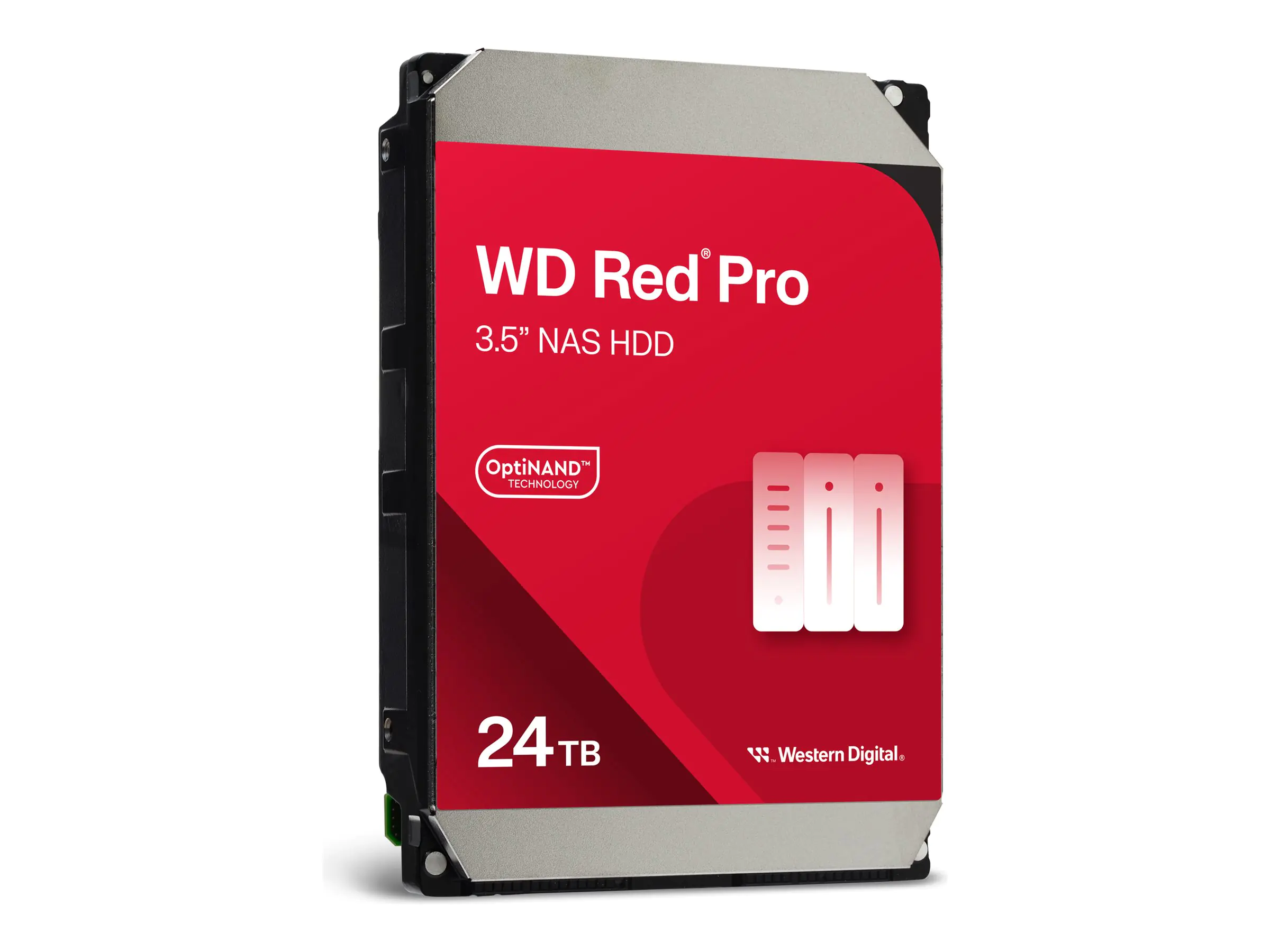 WD Red Pro WD240KFGX - Festplatte - Enterprise - 24 TB - intern - 3.5" (8.9 cm) - SATA 6Gb/s - 7200 rpm - Puffer: 512 MB