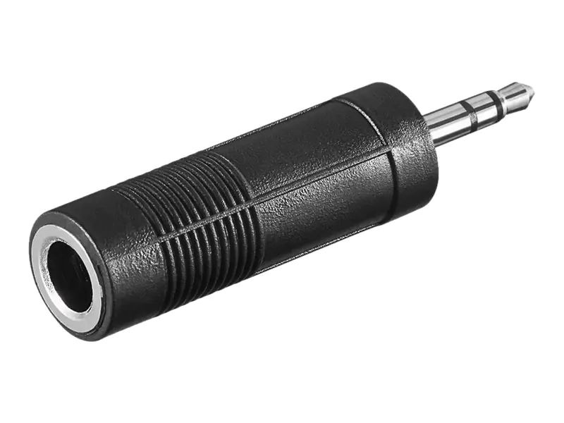 goobay A 173 - Audio-Adapter - Stereo-Stecker (W) bis Stereo Mini-Klinkenstecker (M)