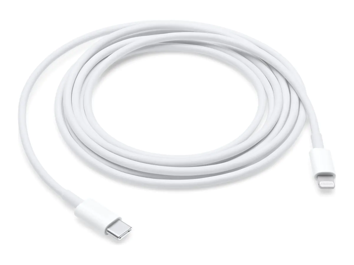 Apple - Lightning-Kabel - 24 pin USB-C männlich zu Lightning männlich - 2 m