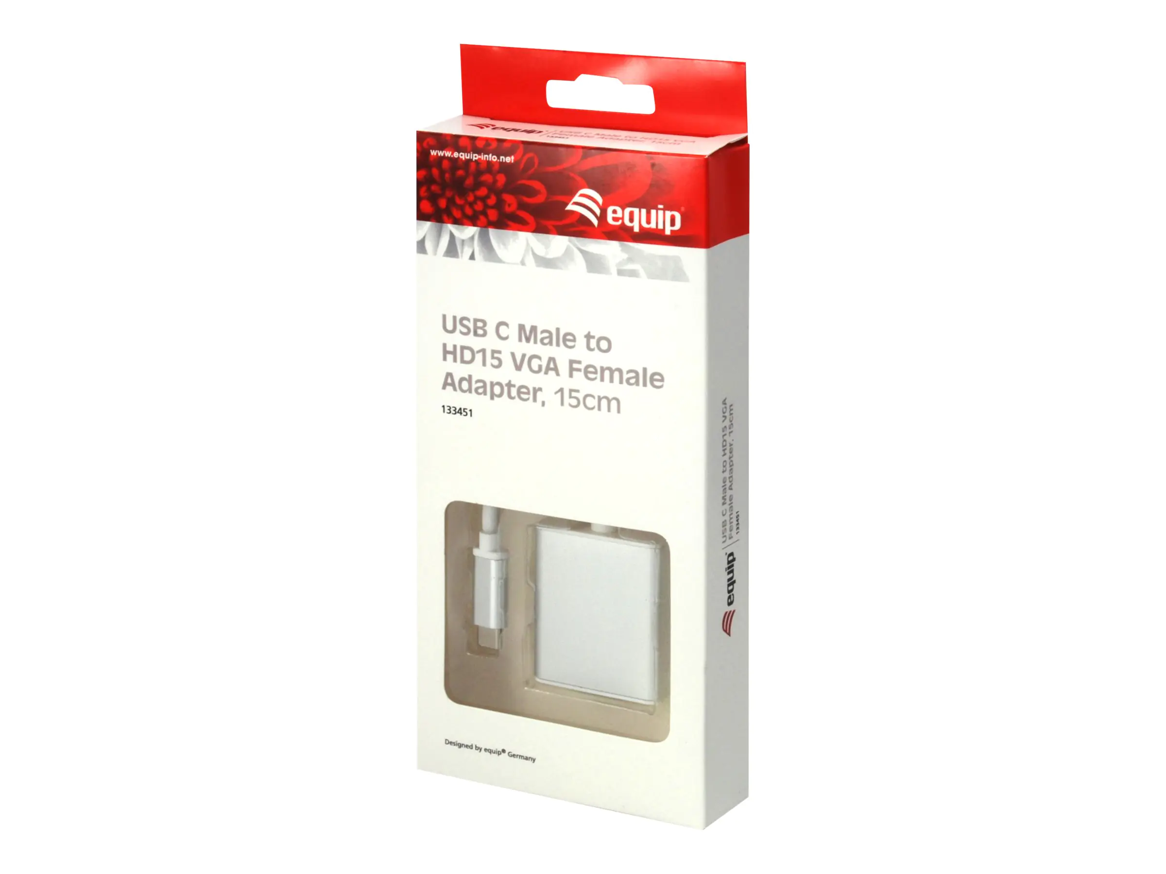 Equip Videoadapter - USB-C (M) zu HD-15 (VGA) 133451