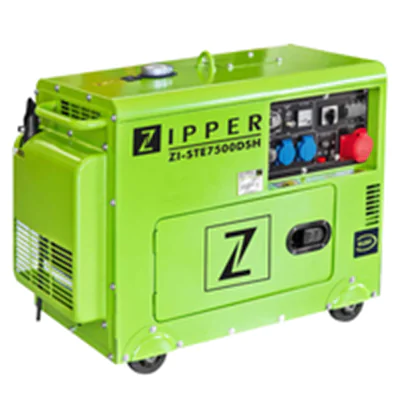 Zipper ZI-STE7500DSH, 5700 W, 230 V, 14,5 l, Diesel, Elektronisch, 50 Hz