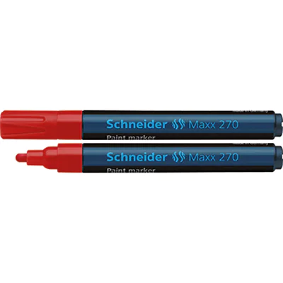 Schneider Lackmarker Maxx 270 127002 1-3mm Rundspitze rot Schneider Lackmarker Maxx 270 127002 1-3mm Rundspitze rot