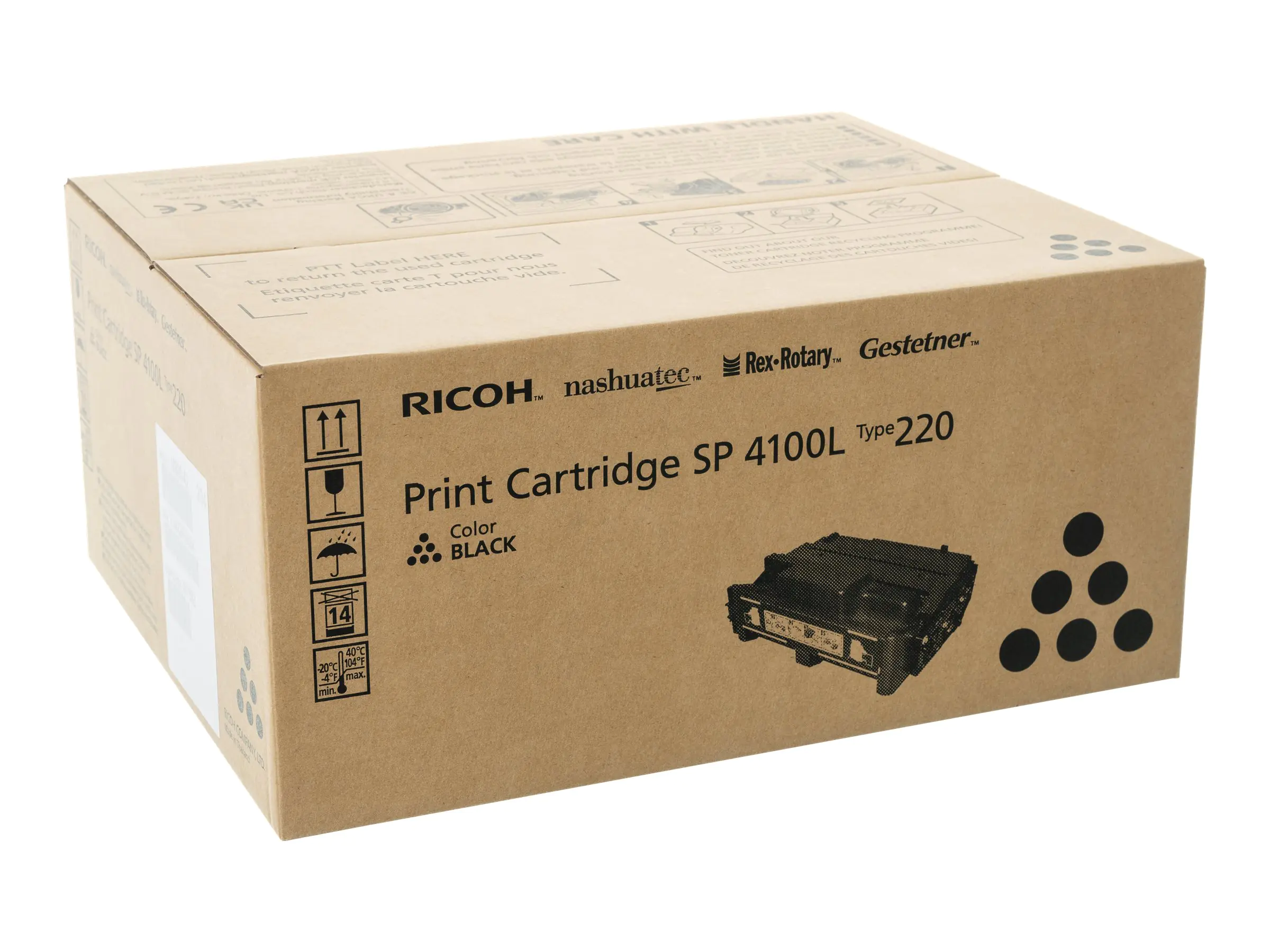 Ricoh - Schwarz - Original - Tonerpatrone - für Gestetner SP 4100NL; Nashuatec SP 4100NL; NRG SP 4100NL; Rex Rotary SP 4100NL