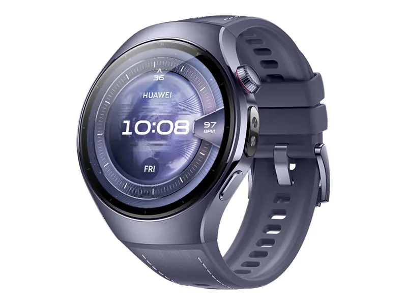 Huawei Watch 5 - 46 mm - aerospace-grade titanium - intelligente Uhr mit Riemen - Verbundmaterial - Handgelenkgröße: 140-210 mm - Anzeige 3.8 cm (1.5") 55020EVX